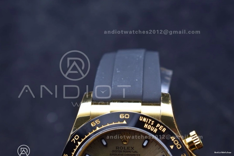 904L 1:1 765 Strap on 116518 Steel DD Dial Oyster VSF Daytona Best Edition flex YG Stretchable 0504